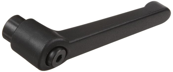 Black Metric Adjustable Handle, Threaded Hole