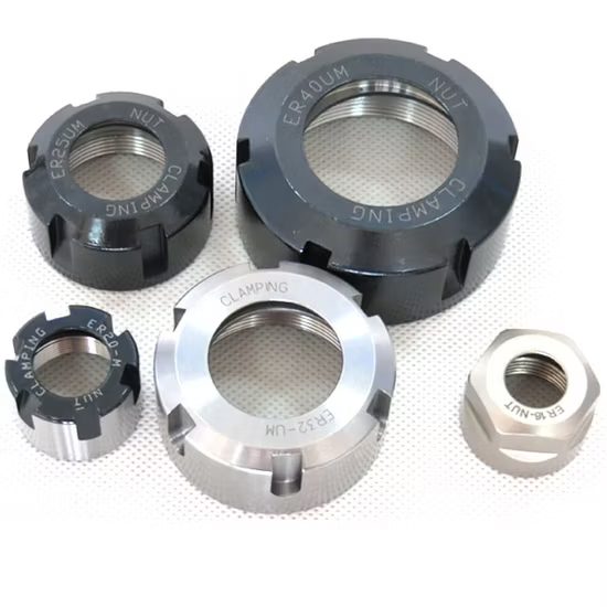 Pneumatic Jaw Drill Chuck, High Precision, ER32-50 Clamp Nut