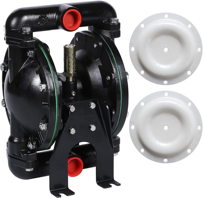 Dual Diaphragm Air Pump, 1 inch Inlet & Outlet, 35 GPM