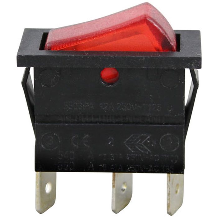 Lighted Rocker Switch SPDT 15