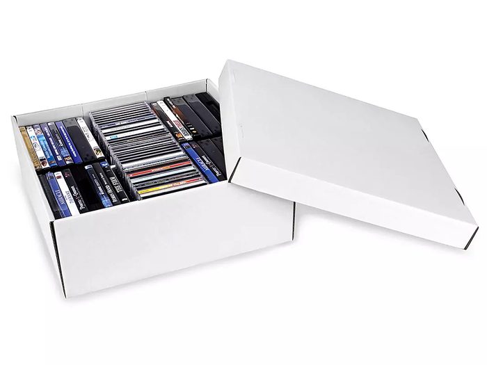 DVD / CD Storage Box 16 x 16 x 6"