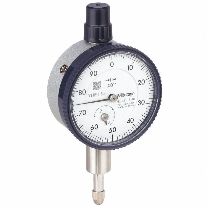 Inch Dial Indicator - Flat Back