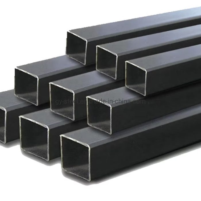 Black Steel Box Section Rectangular Tube