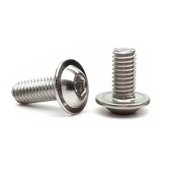 Button Head Socket Cap Screws with Integrated Washer