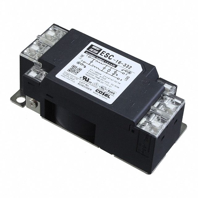 Power Line Filter Module, 16A 250VAC/VDC
