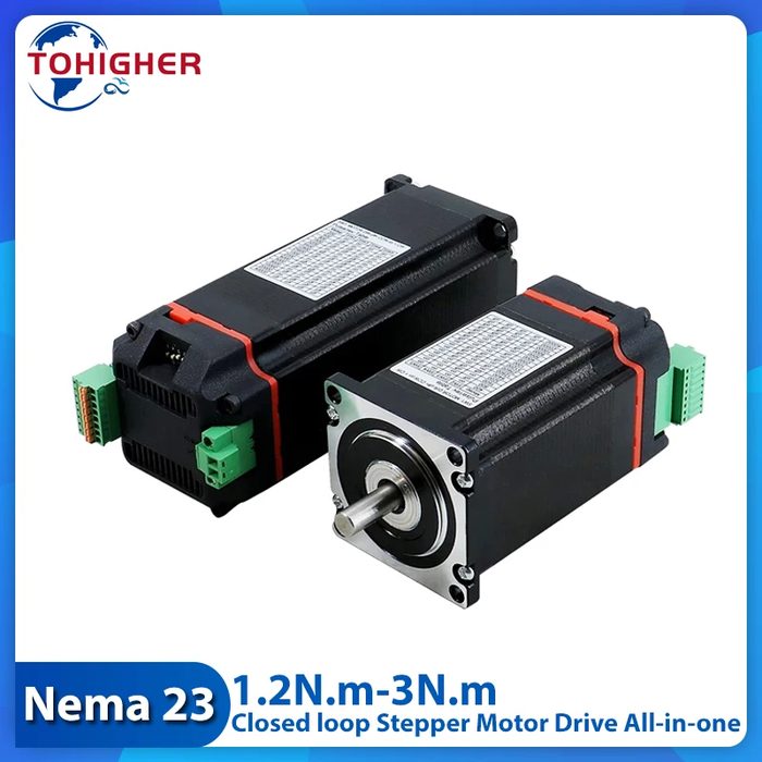 NEMA 23 High Speed Closed-Loop Stepper Motor with Photoelectric Encoder