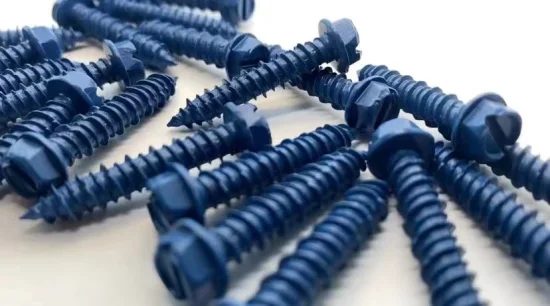 Stainless Steel / Carbon Steel Concrete Screws with High-Low Thread