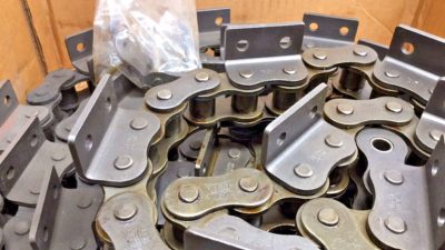 Roller Chain - Standard Series, 80 / 1 in Pitch, Riveted, 1 Strand