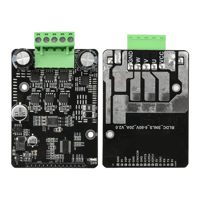 1600W BLDC Motor Controller 6-80V DC