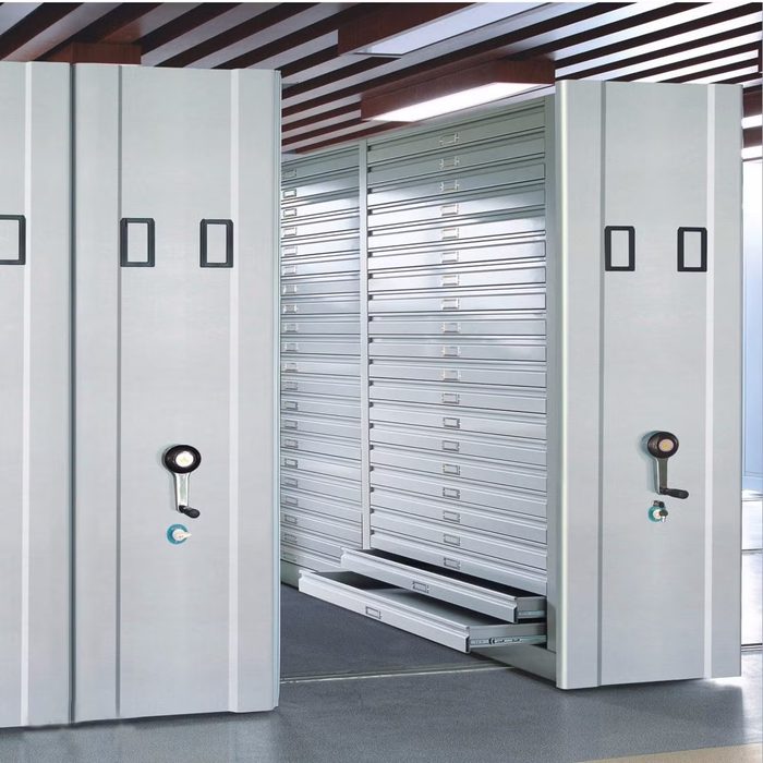 Mechanical Drawer Cabinet Mobile Compactor