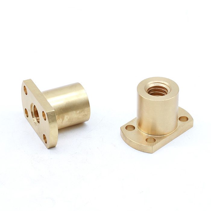 Rolling Trapezoidal Precise Machine Tool Transmission Screw Fixed Seat Nut