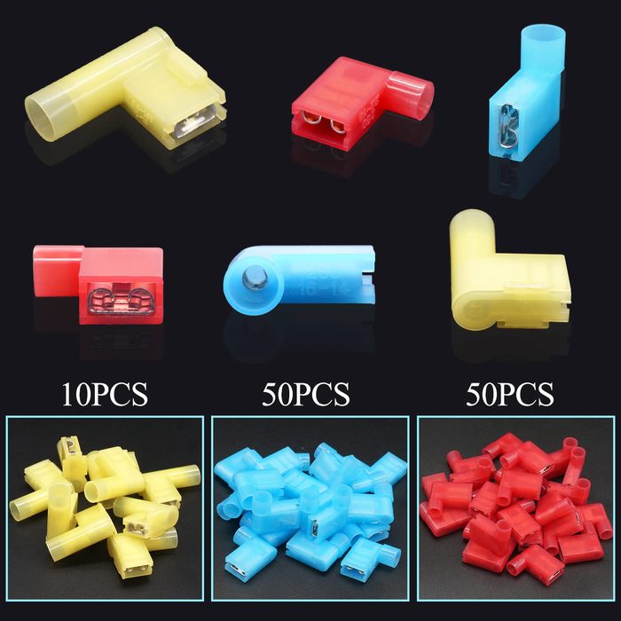 Nylon Flag Spade Female Insulated Quick Disconnects Connector