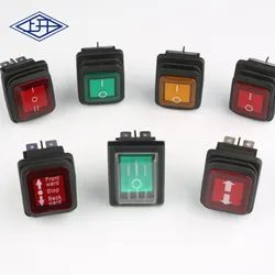 Waterproof Mini Boat Rocker Switch on-on 2 Pin 15*21mm 6A Kcd1-101