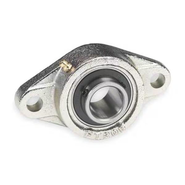 Flange Bearing, 2-Bolt, Ball, 1-3/16" Bore