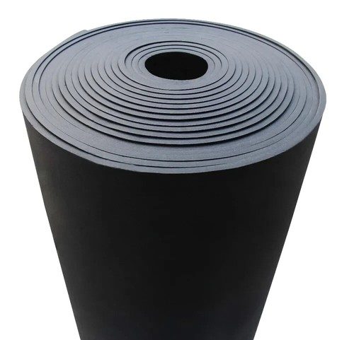 EPDM Rubber Sheet, 1/4"T x 36"W x 10'L, 60 Duro