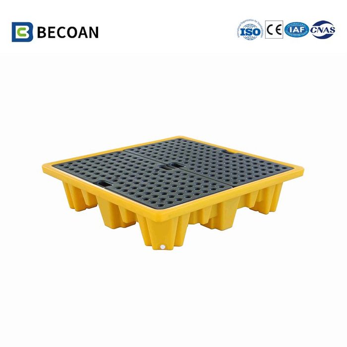 4-Drum Low Profile Containment Pallet
