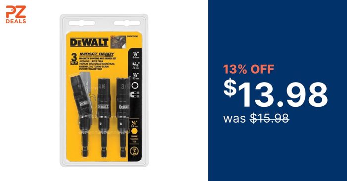 Impact Ready Nut Driver Set - Solid Shank Style