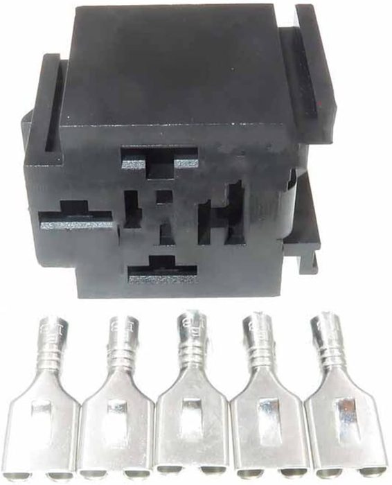 Automotive Insurance Relay Socket, 5 Pin