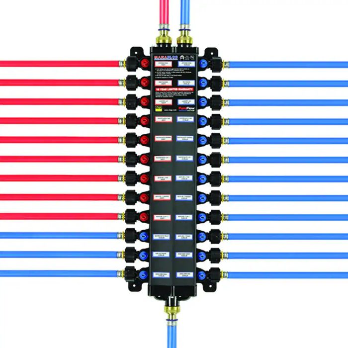 1/2 in. x 14 port Polymer Distribution Manifold