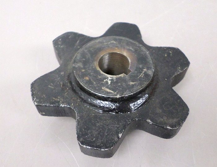 ANSI No. 160 Roller Chain Sprocket, 2" Pitch, 6 Tooth, 1" Keyed Bore