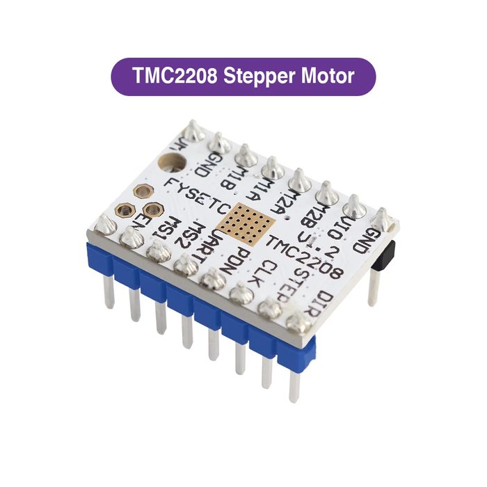 TMC2208 Stepper Motor Driver V1.2 Module with Heat Sink Screwdriver