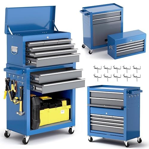 Large 8-Drawer Rolling Tool Chest