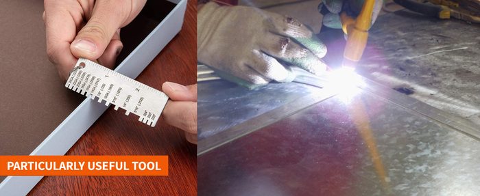 Metal Sheet Thickness Welding Measuring Inspection Tool