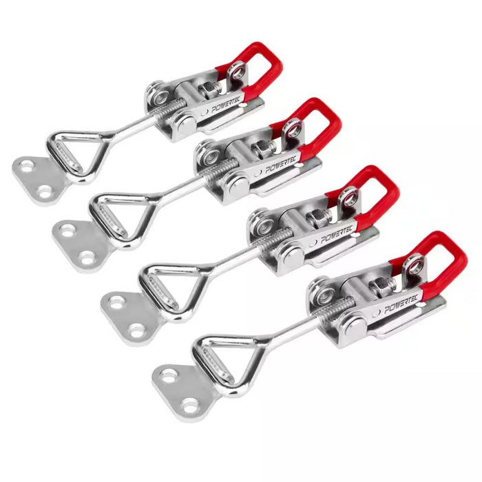 Toggle Clamp, 400 lbs Cap., 4002 Adjustable Pull Action Latch
