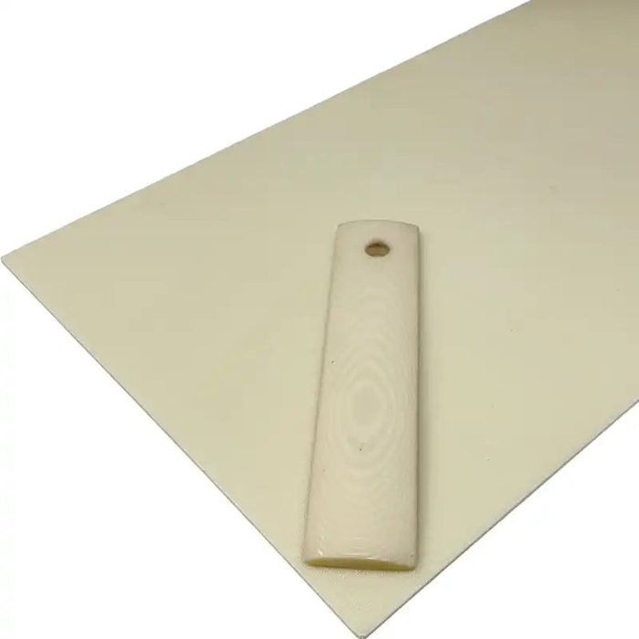 Linen Micarta Scales & Sheets, Ivory