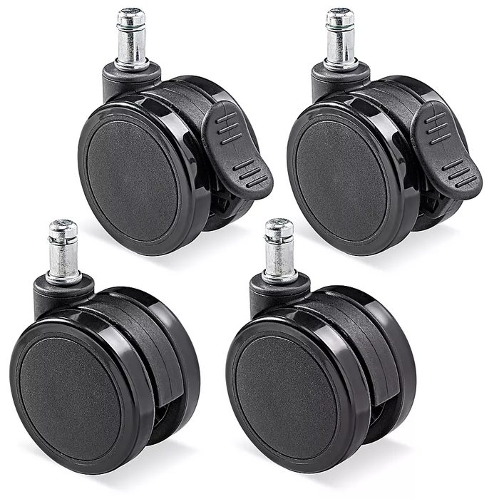 Casters for Sit/Stand Mobile Desk