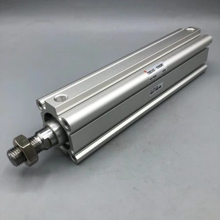 Double acting, single rod, long stroke compact cylinder