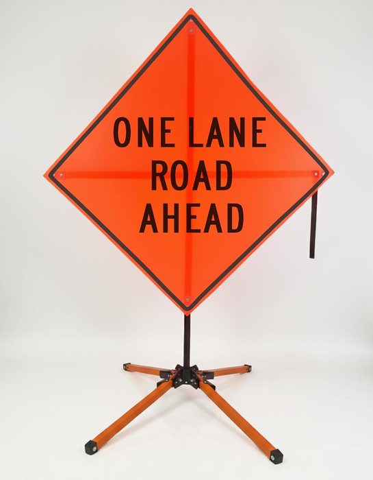 Roll-Up Traffic Safety Sign