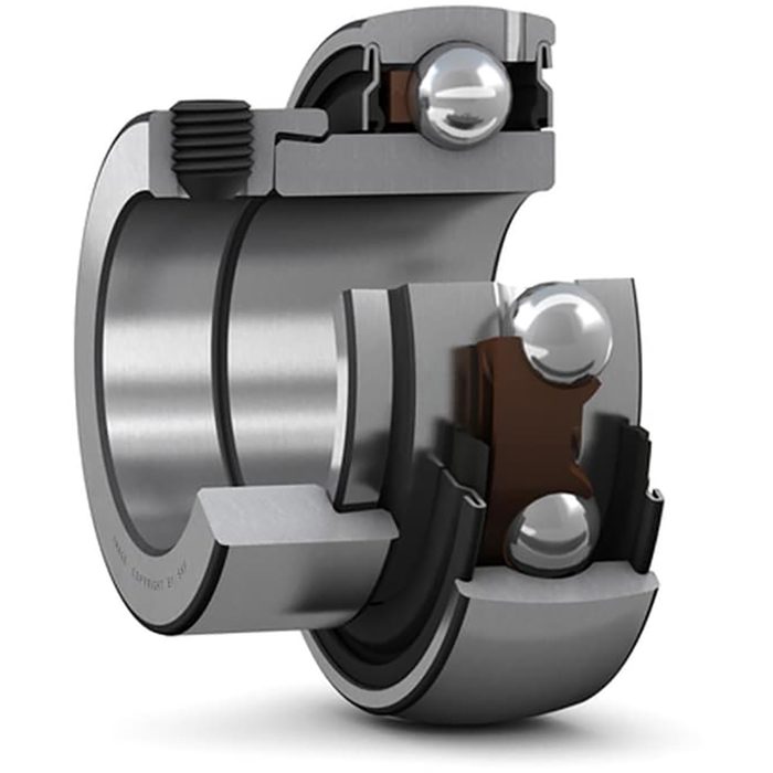 Flange Bearing with Lock Ring and Allen Wrench