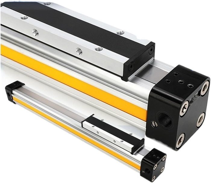 Long Stroke Rodless Cylinder with Guide Rail