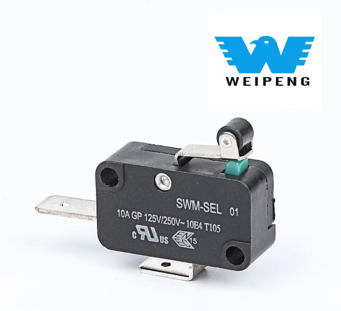 Micro Switch Roller Ball, 10 Amps 125 Volts Push Button