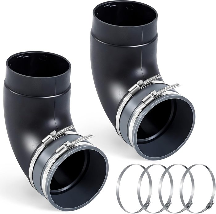 Dust Collection System 90 Degree Fitting/Coupler