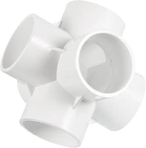 PVC Pipe 6 Way Water Tube Elbow Fitting