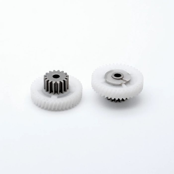 Double Plastic Helical Gear 0.5/0.6M 16/41T 3mm
