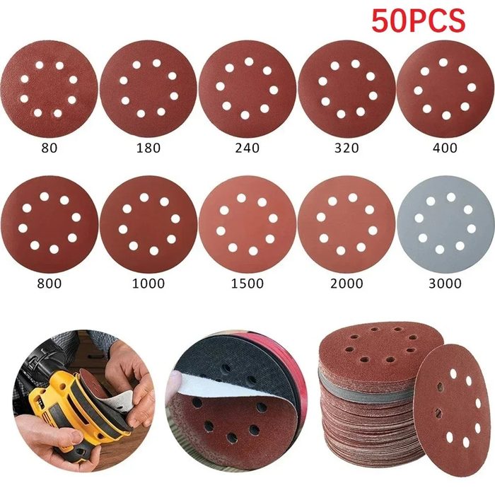 Sandpaper Round Shape Sanding Discs