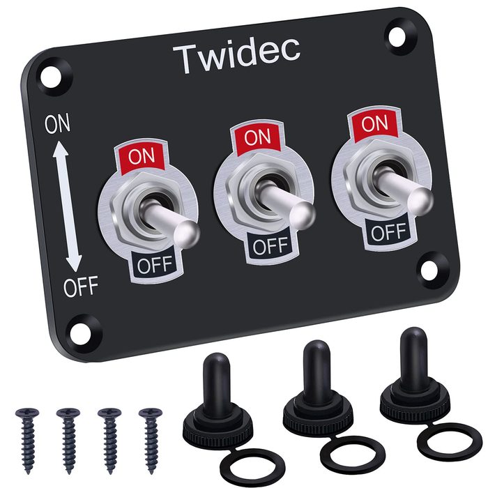 3 Gang Toggle Switch Panel Miniatura
