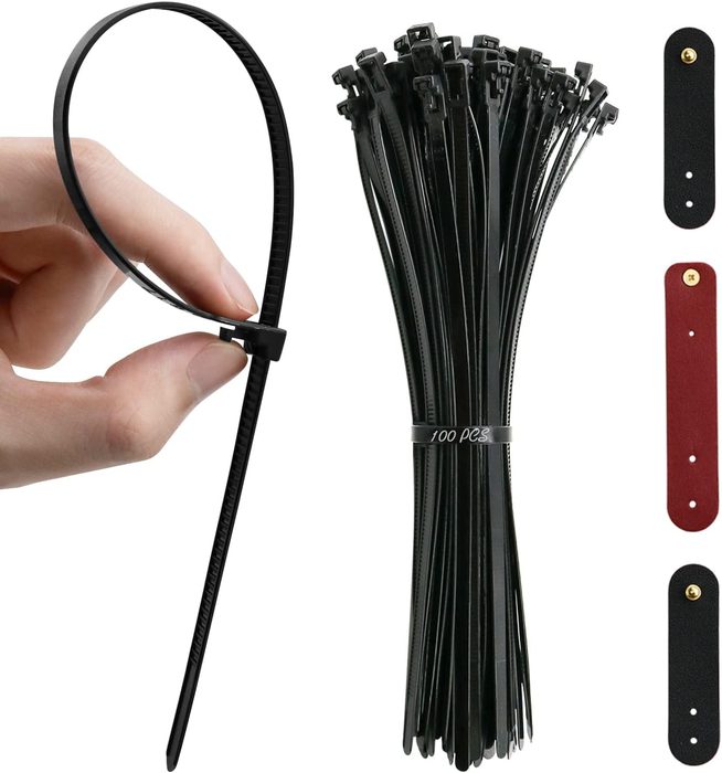 Reusable Self-Locking Plastic Wire Zip Ties