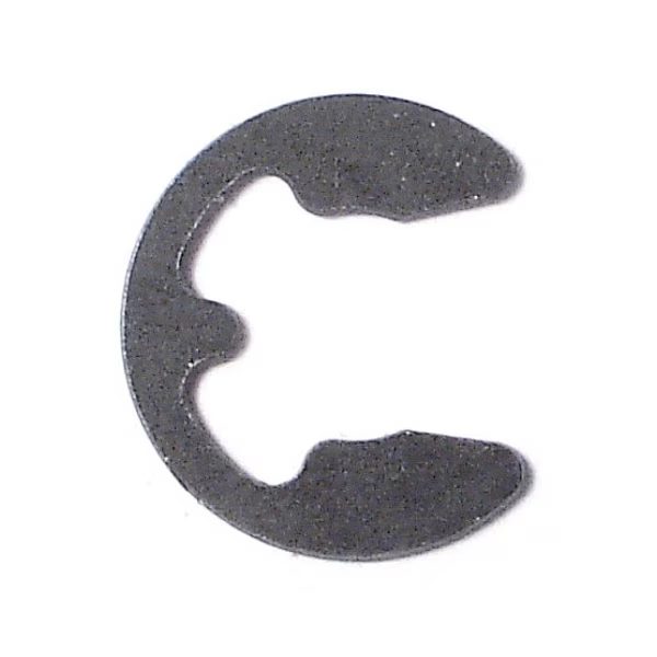 External-E E-Clip, Steel Plain Finish
