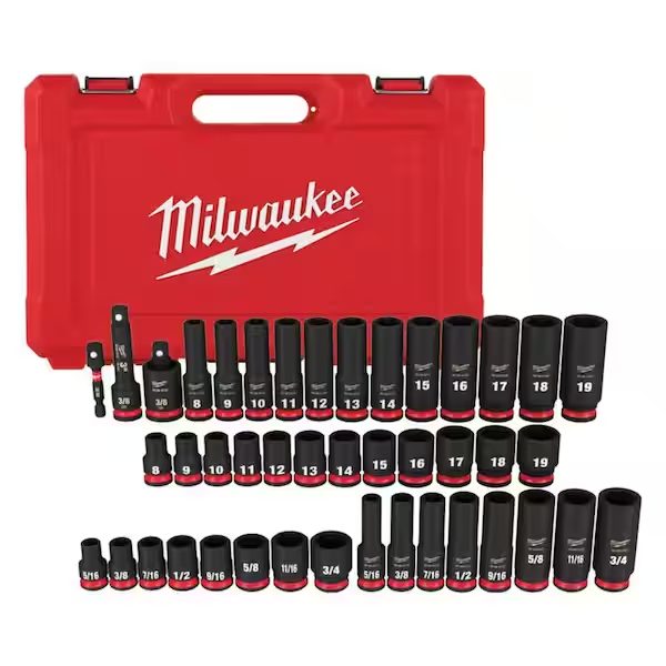 3/8" Square Drive Metric Standard Impact Socket Set