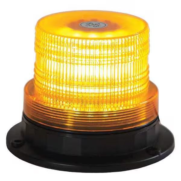 5 Inch by 4 Inch Amber LED Beacon Light