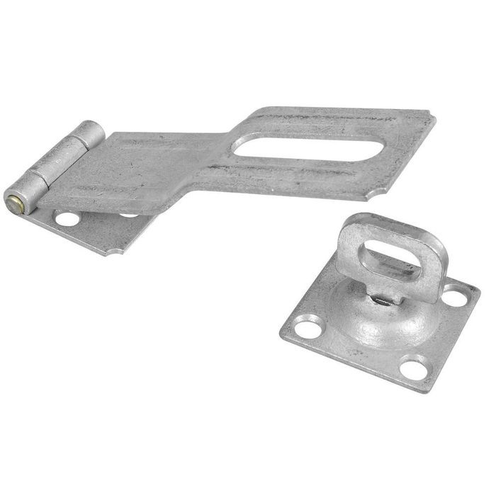 4-1/2" Zinc Visual Pac Swivel Staple Safety Hasp