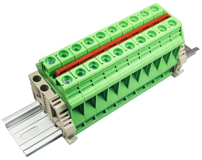 Jumper for DIN Rail Terminal Blocks
