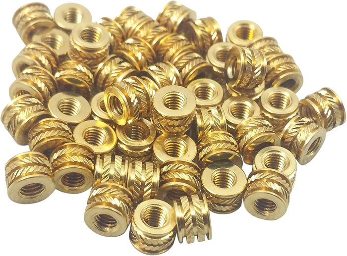 Threaded Heat Set Inserts for 3D Printing, M3-0.5, Short