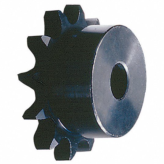 Sprocket: 15 Teeth, 3/4 in Bore Dia., 3.98 in Outside Dia., Single Chain Rows