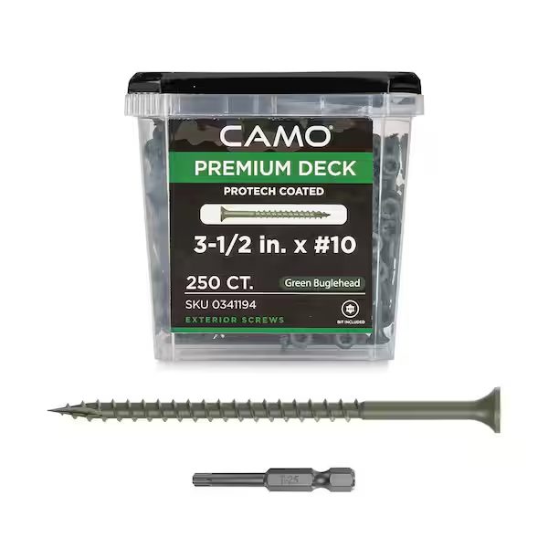 3-1/2 in. #10 Star Drive Bugle-Head Deck Screws