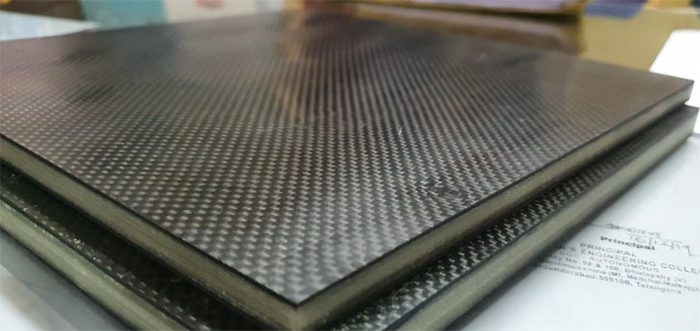 Carbon Fiber, Black, Twill Weave Carbon Fiber